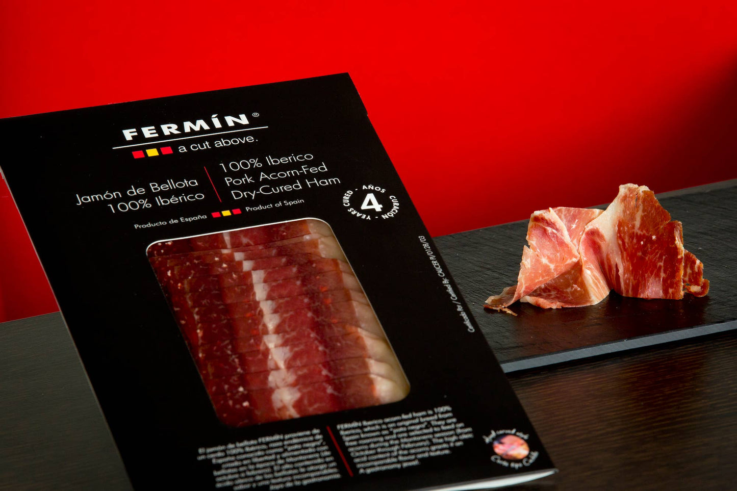 LA JAMOTECA - Acorn Fed (Bellota) 100% Iberico Breed Pork Ham 2oz | Jamon