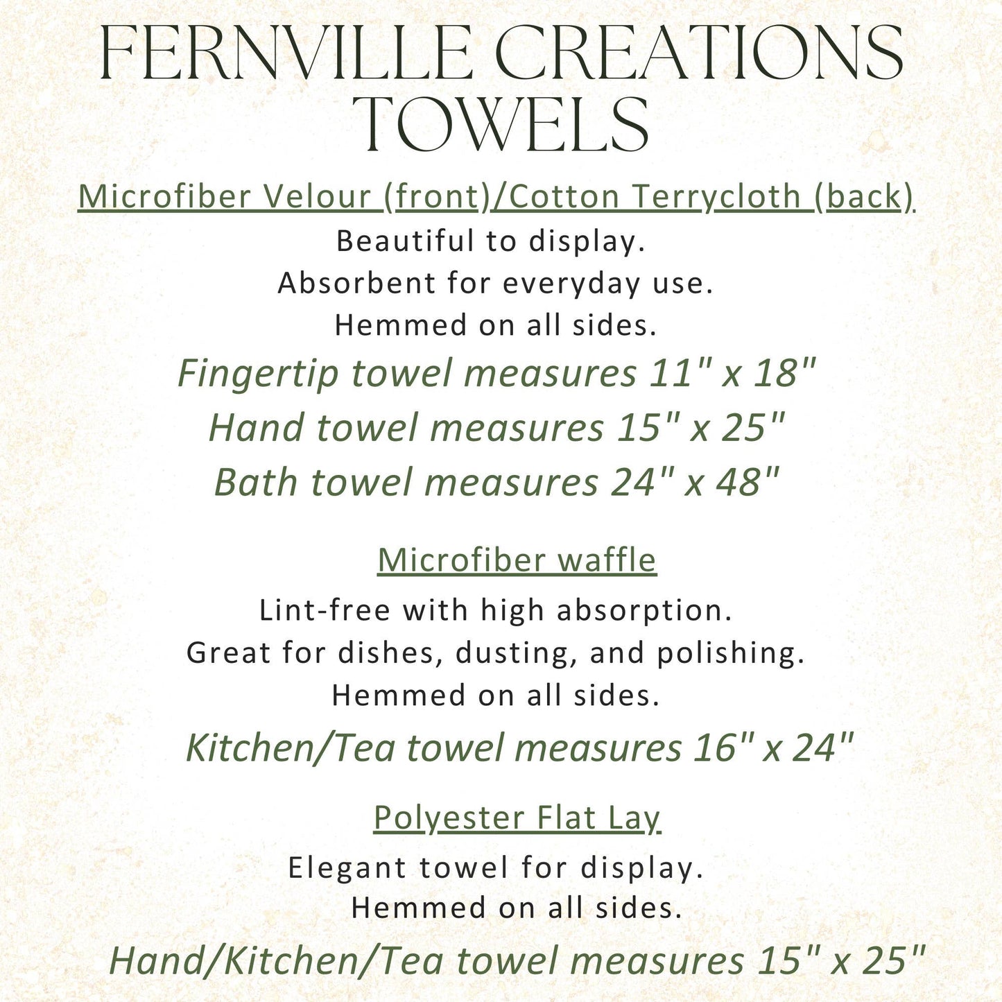 Fernville Creations - Holiday Fingertip Towel with Wreath Decor for Christmas