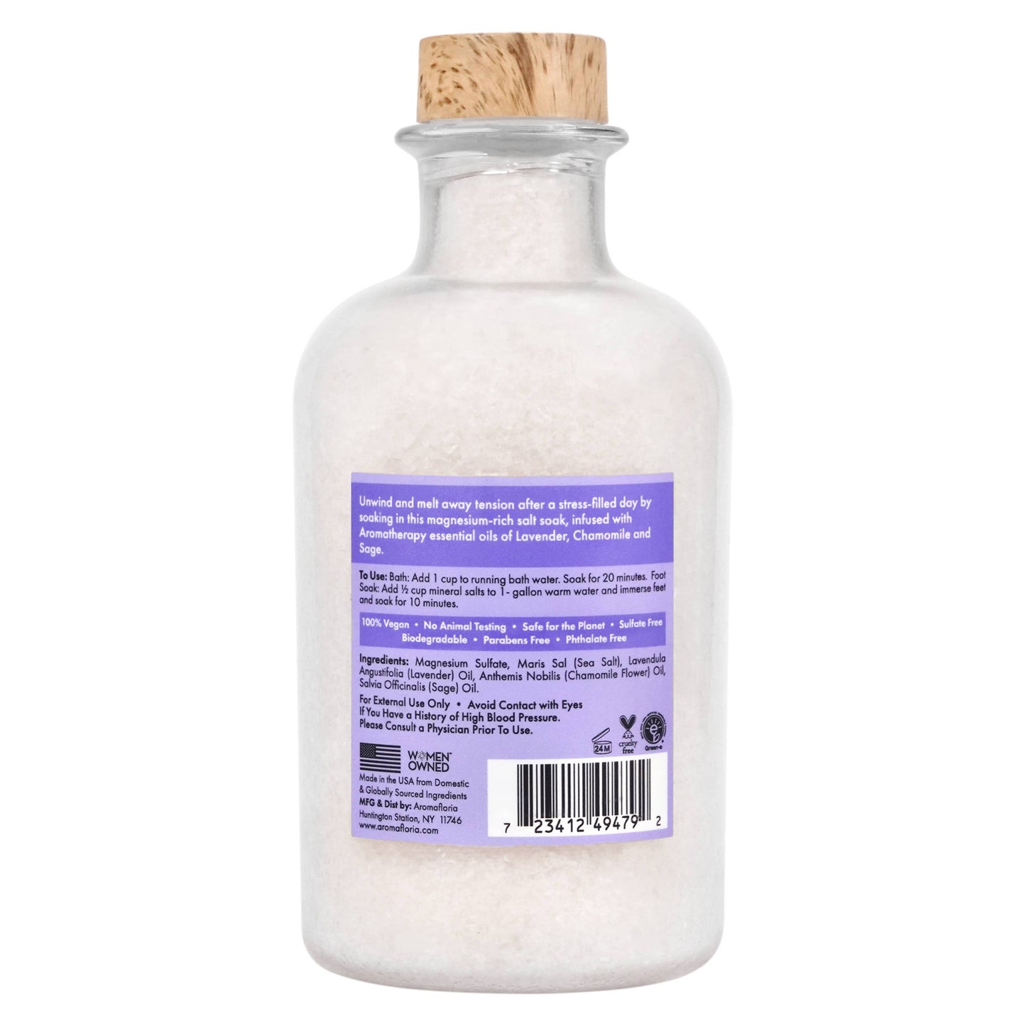 Aromafloria Essentials - Stress Less Relax Mineral Salts