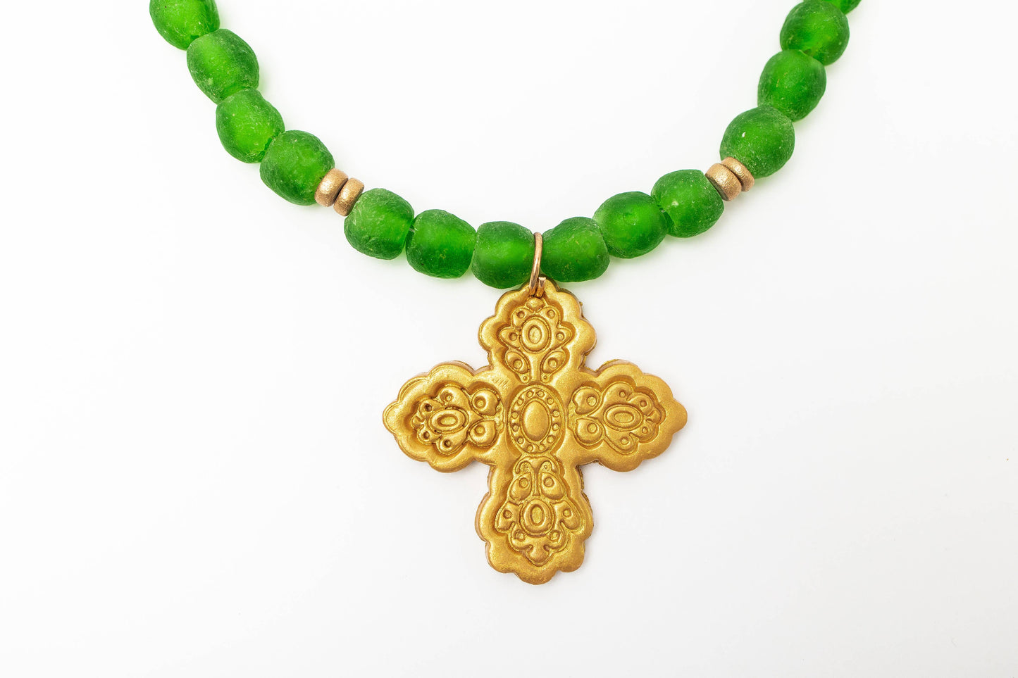Hidden Truth Jewelry - Green African Glass with Susie Cross