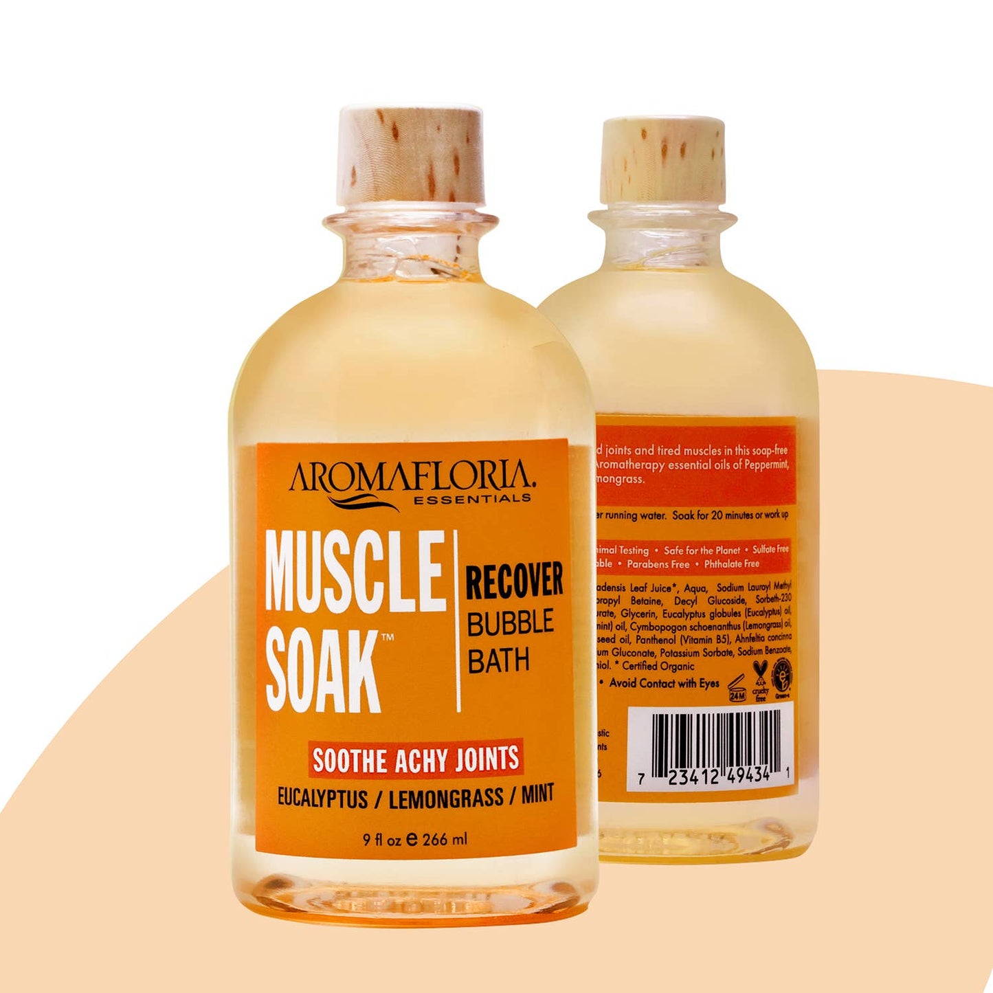 Aromafloria Essentials - Muscle Soak Recover Bubble Bath