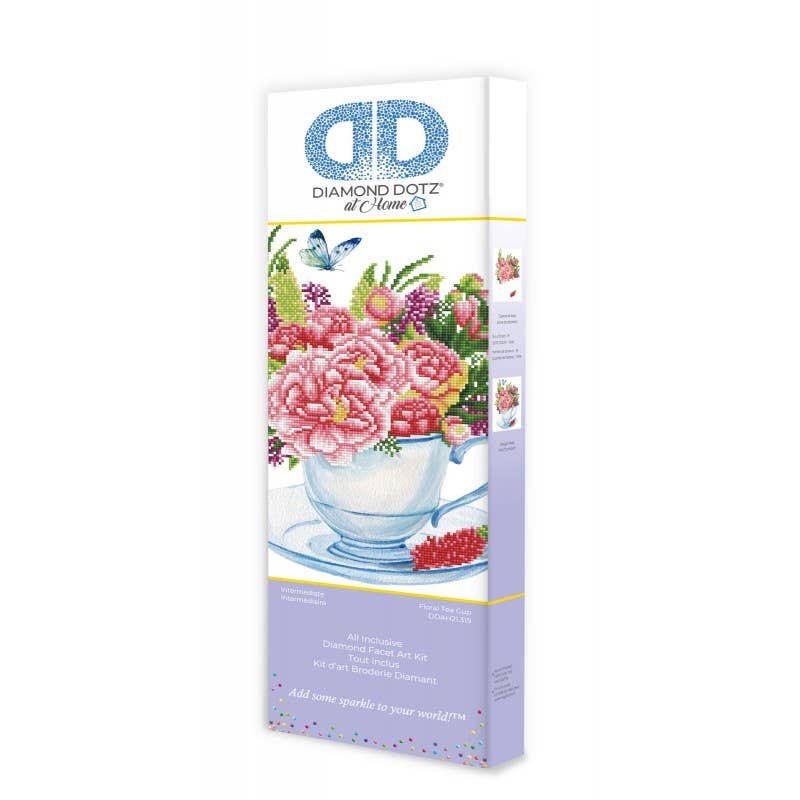 DIAMOND DOTZ® - Floral Tea Cup