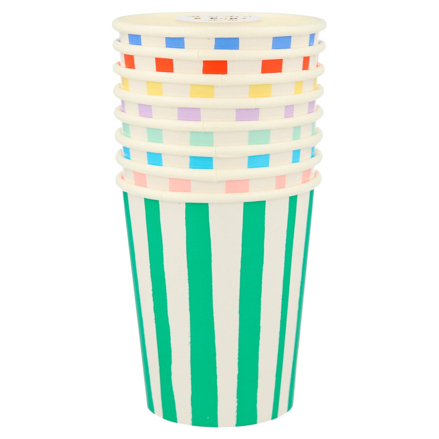 Meri Meri - Mixed Stripe Cups