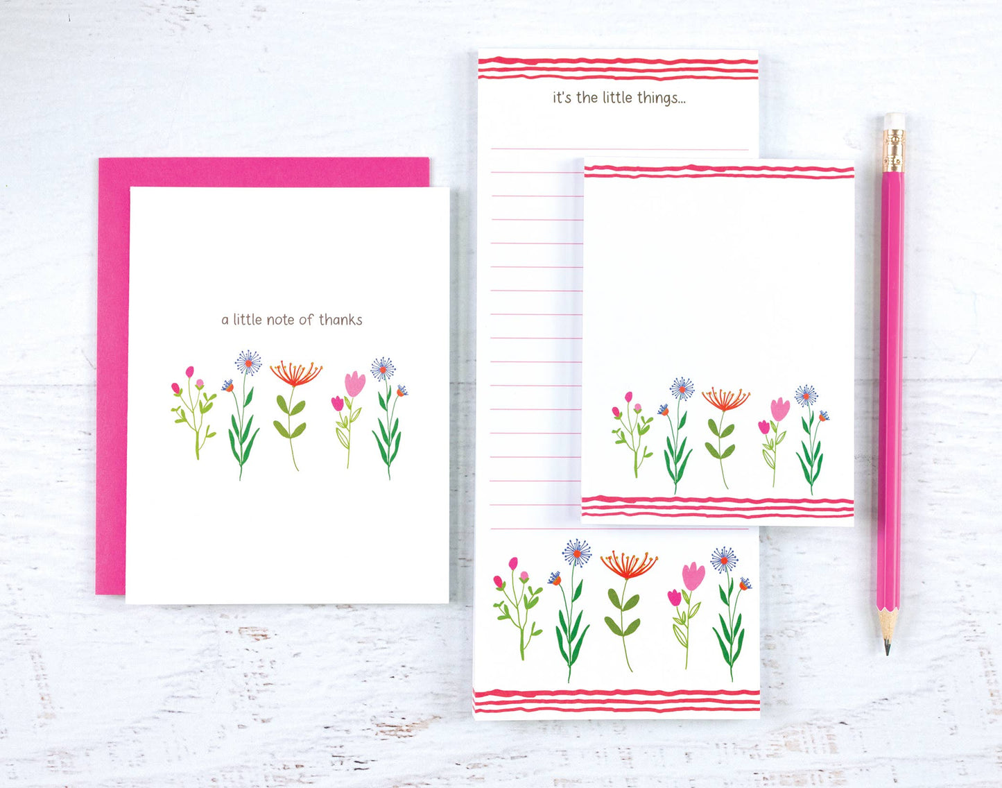 GINA B DESIGNS - List Pad - Sweet Lil Stems