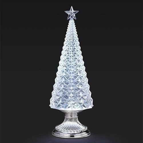 Roman - Lighted Swirl Faceted Design Tree