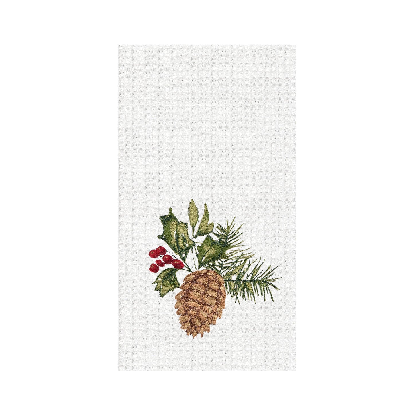 C&F Home - Christmas Pinecone Botanical Kitchen Towel