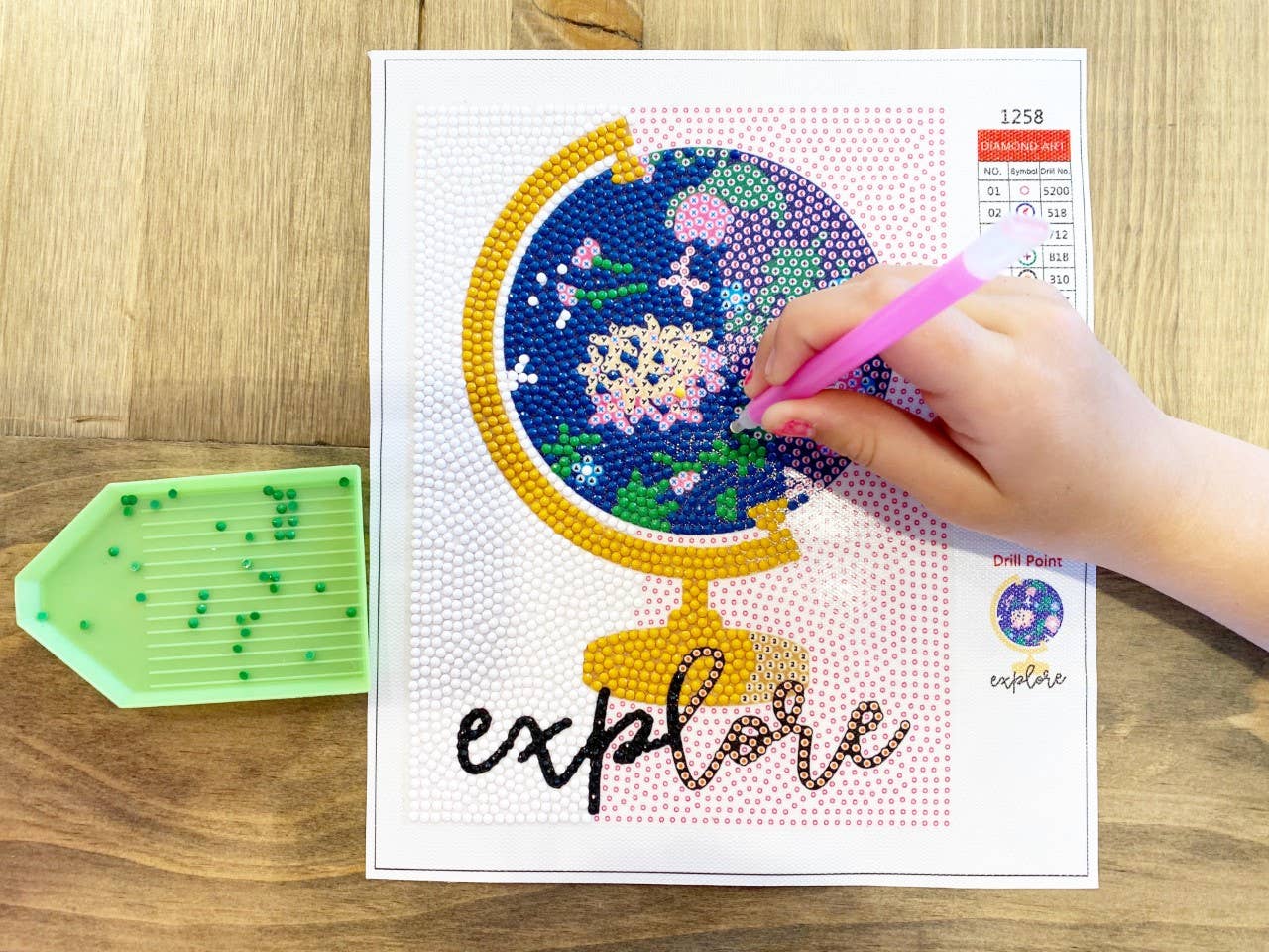 Addison Lane Designs Inc. - Explore Globe Diamond Art Kit