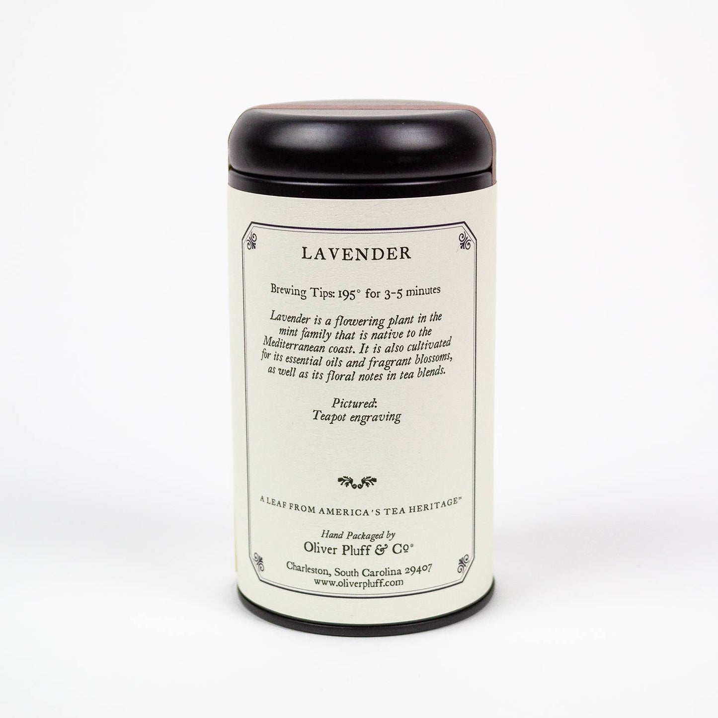 Oliver Pluff & Company - Lavender - 20 Teabags in Signature Tea Tin