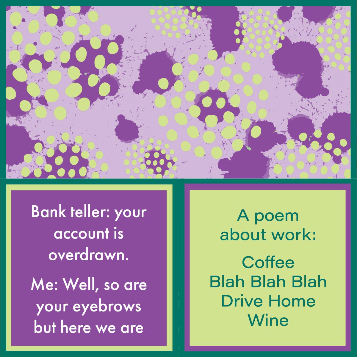 Drinks on Me - NAPKIN Blah, Blah | Funny Party Gift | Cocktail Napkin