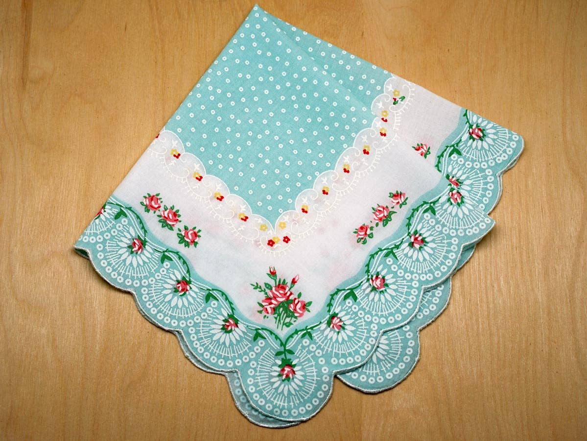 MOMENTS IN THYME - Victorian Lovely Lady Keepsake Hanky Card