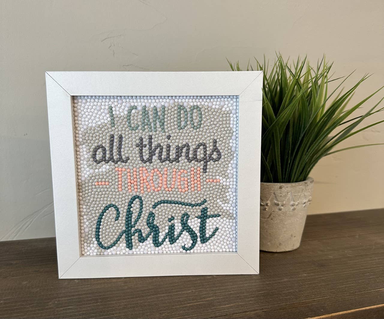 Addison Lane Designs Inc. - All Things Through Christ Diamond Art Kit