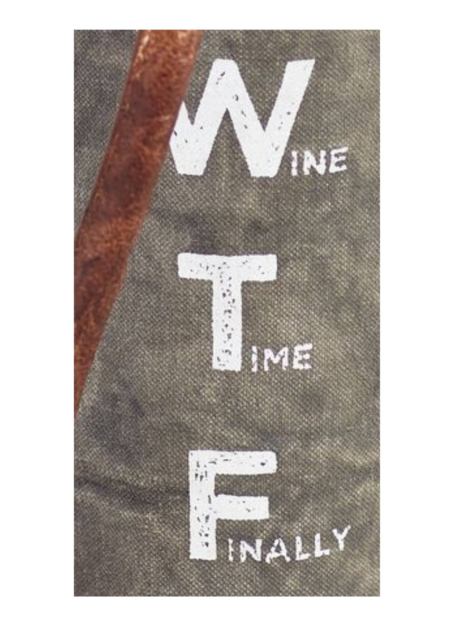 Mona B. - Wine Time Up-Cycled Canvas Wine Bag, M-4140