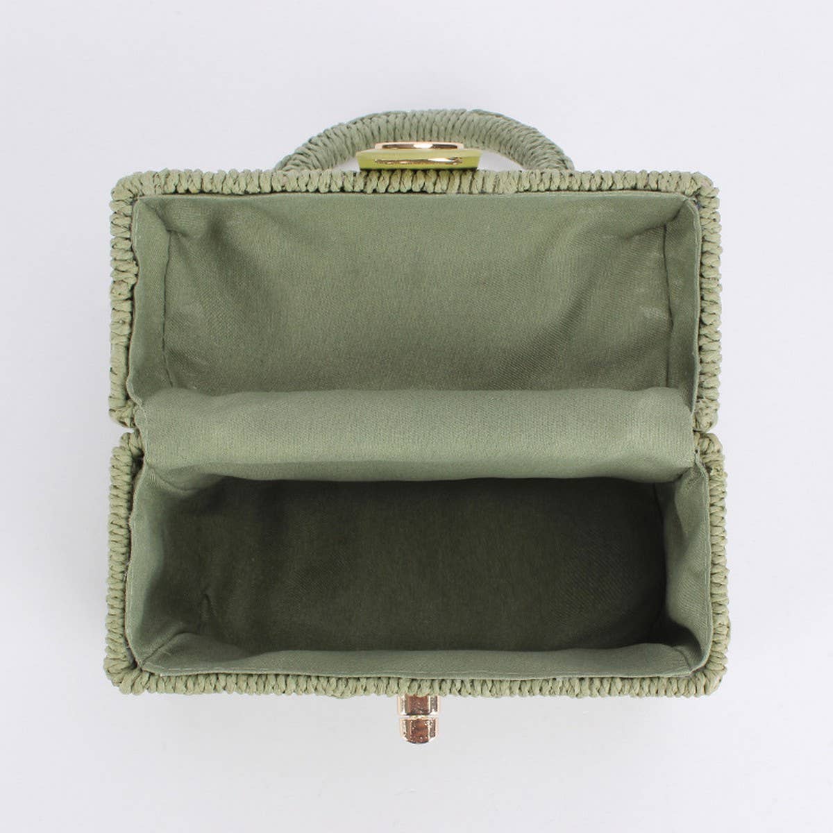 ACCITY - DUAL-PURPOSE LEISURE PAPER ROPE WOVEN BAG_CWAB4713: Beige / (OS) 1