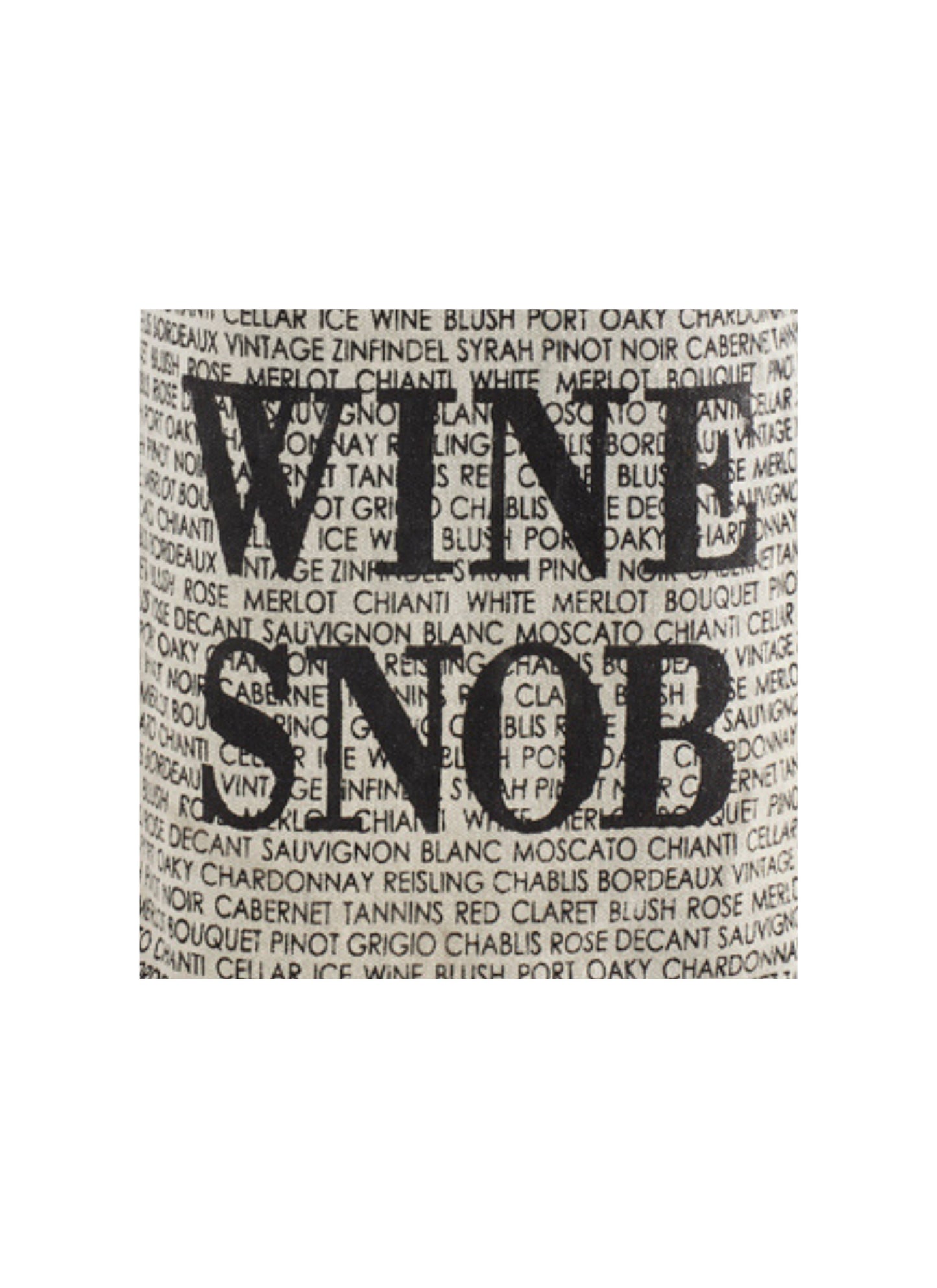 Mona B. - Wine Snob Up-Cycled Canvas Double Wine Bag M-5119