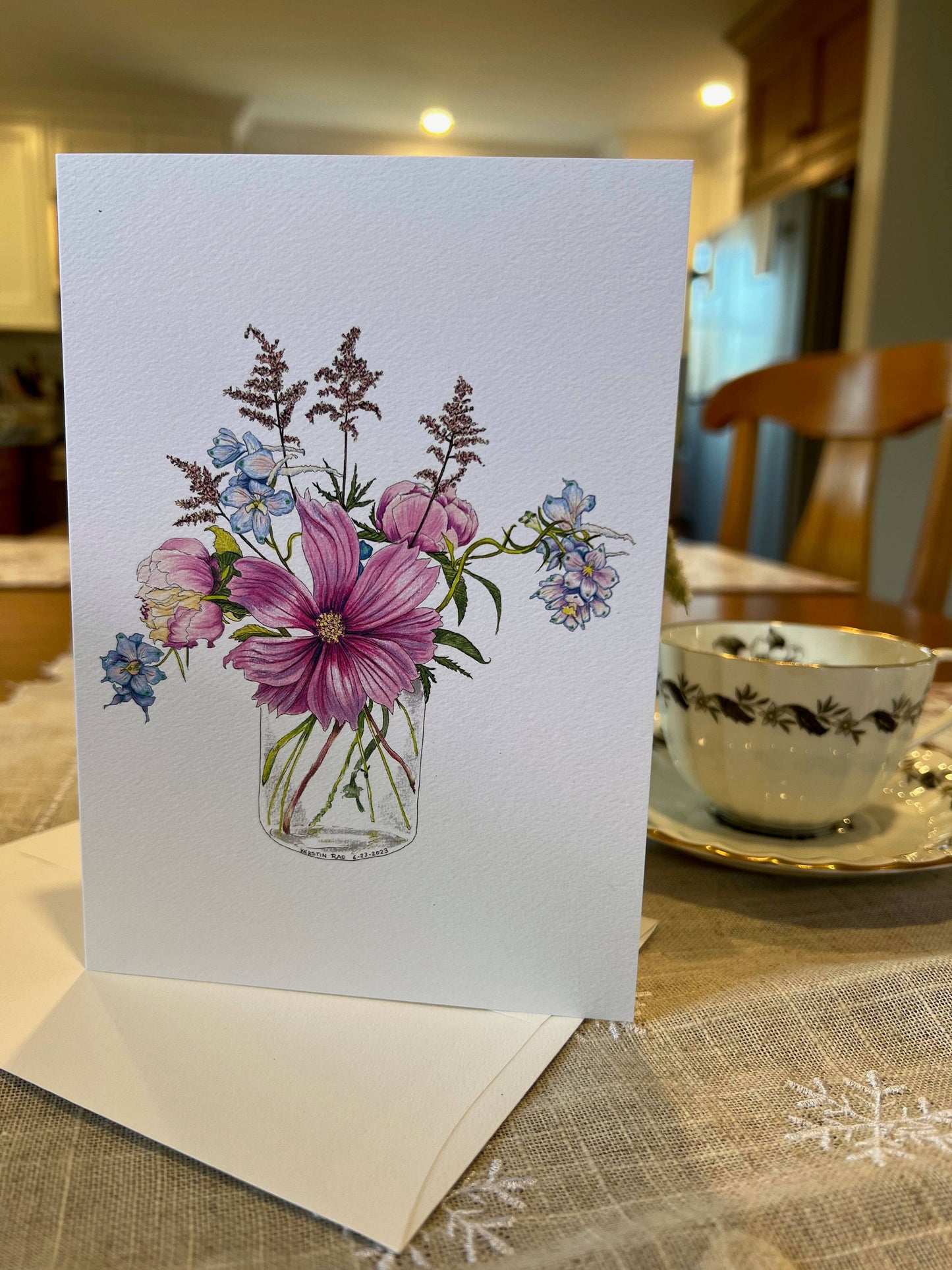 Vivid Cottage - Dash of Drama - card