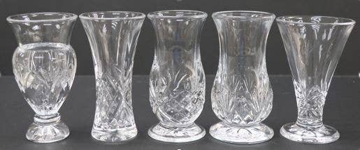 Godinger - Set of Five Dublin Bud Vases