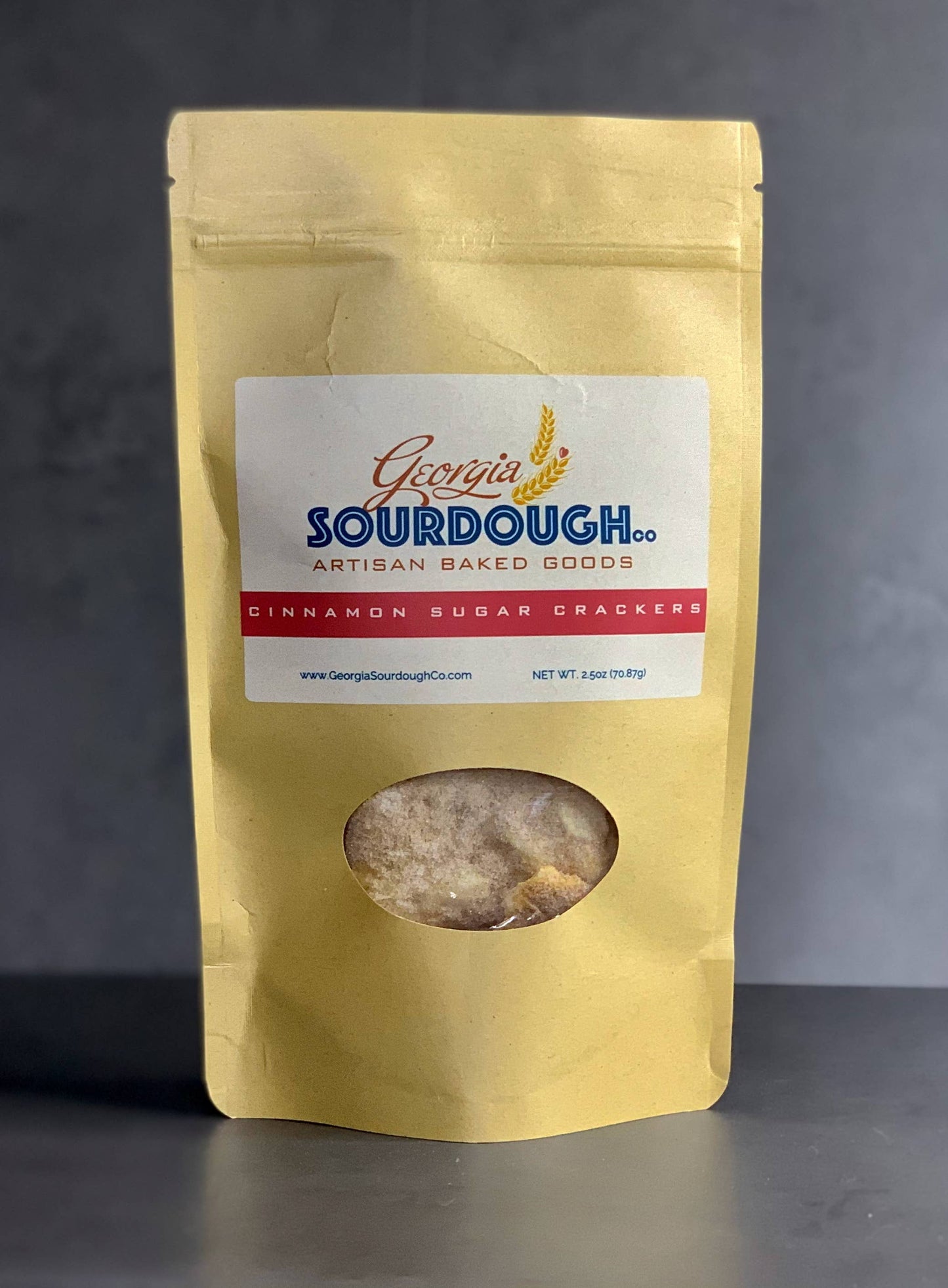 Georgia Sourdough Co. - Cinnamon Sugar Crackers: 6 oz.