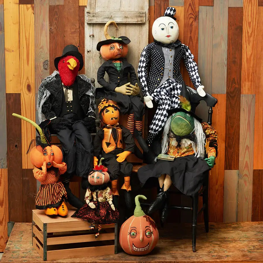 C&F Home - Penelope Pumpkin Gathered Traditions Art Doll