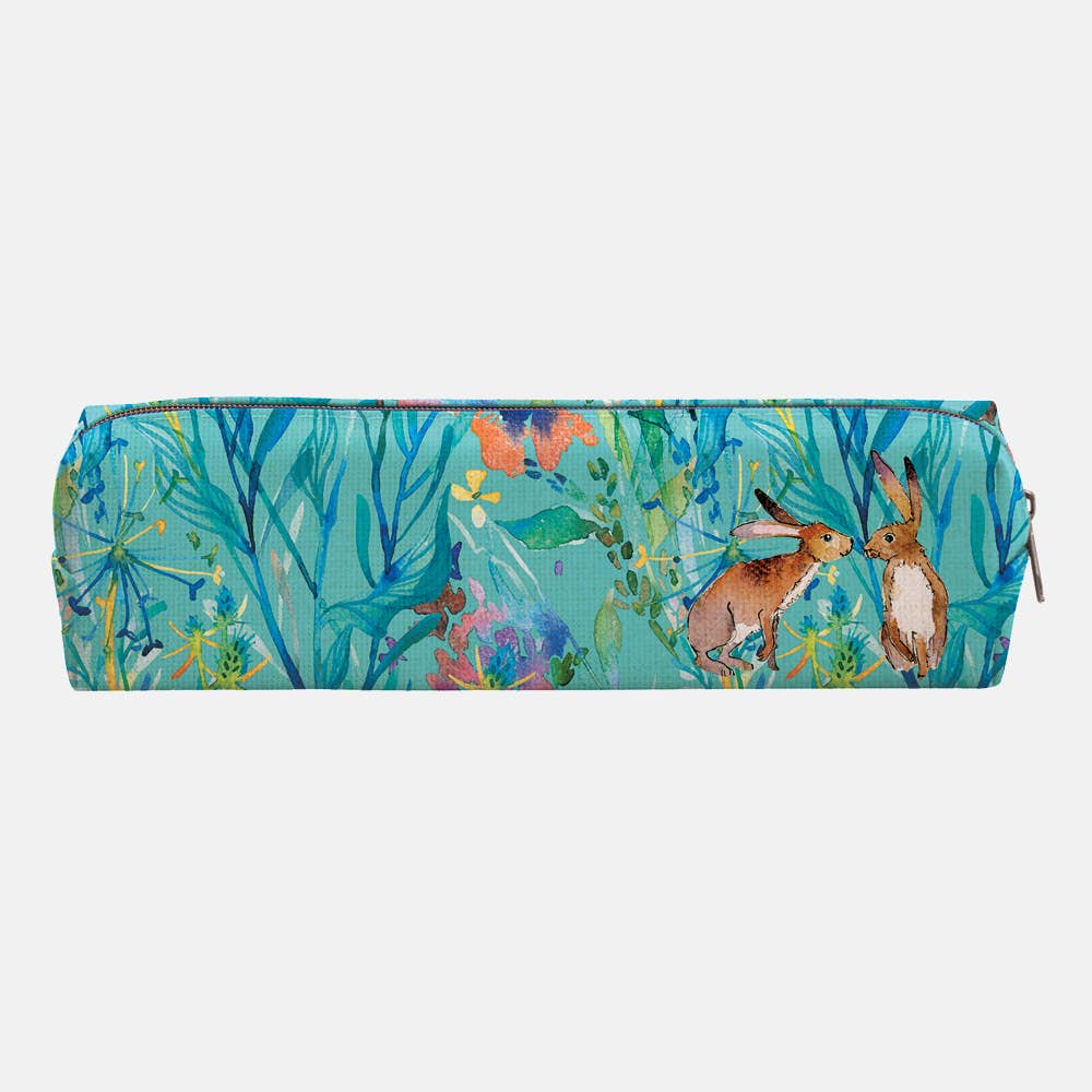 The Gifted Stationery Company - Pencil Case - Kissing Hares