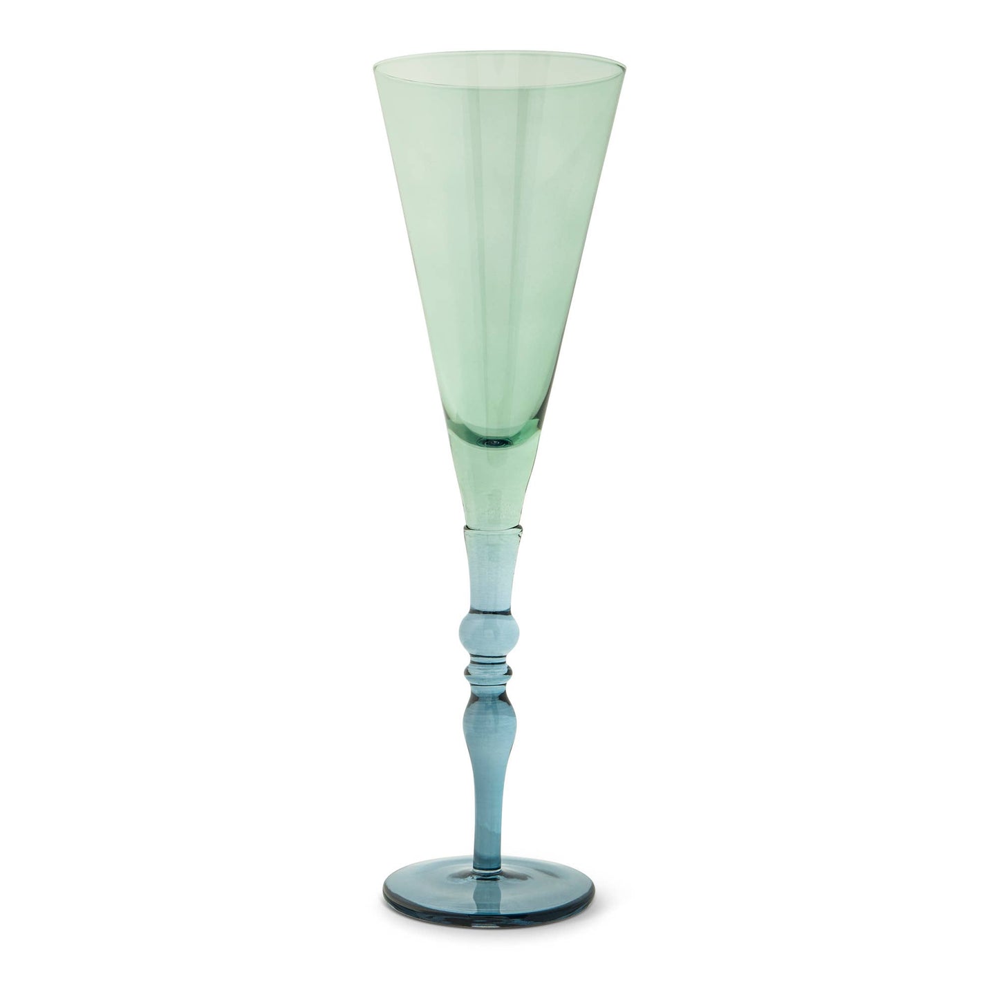 Core Home - 10oz Vienna Flute - Green and Blue