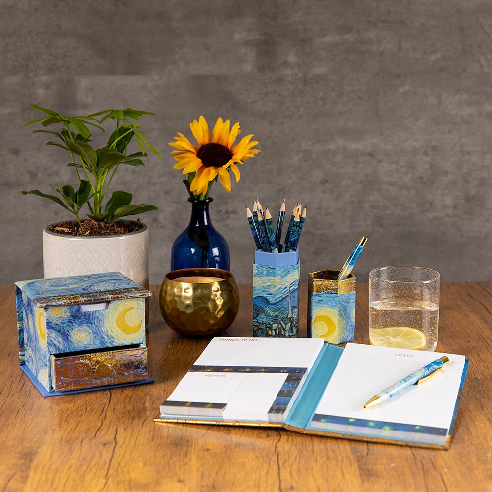 The Gifted Stationery Company - Pencil Set - Van Gogh - Starry Night