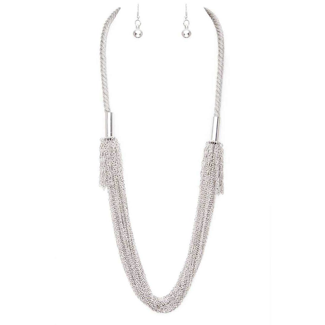 Artini Accessories - Zillion Fine Chain Long Necklace Set