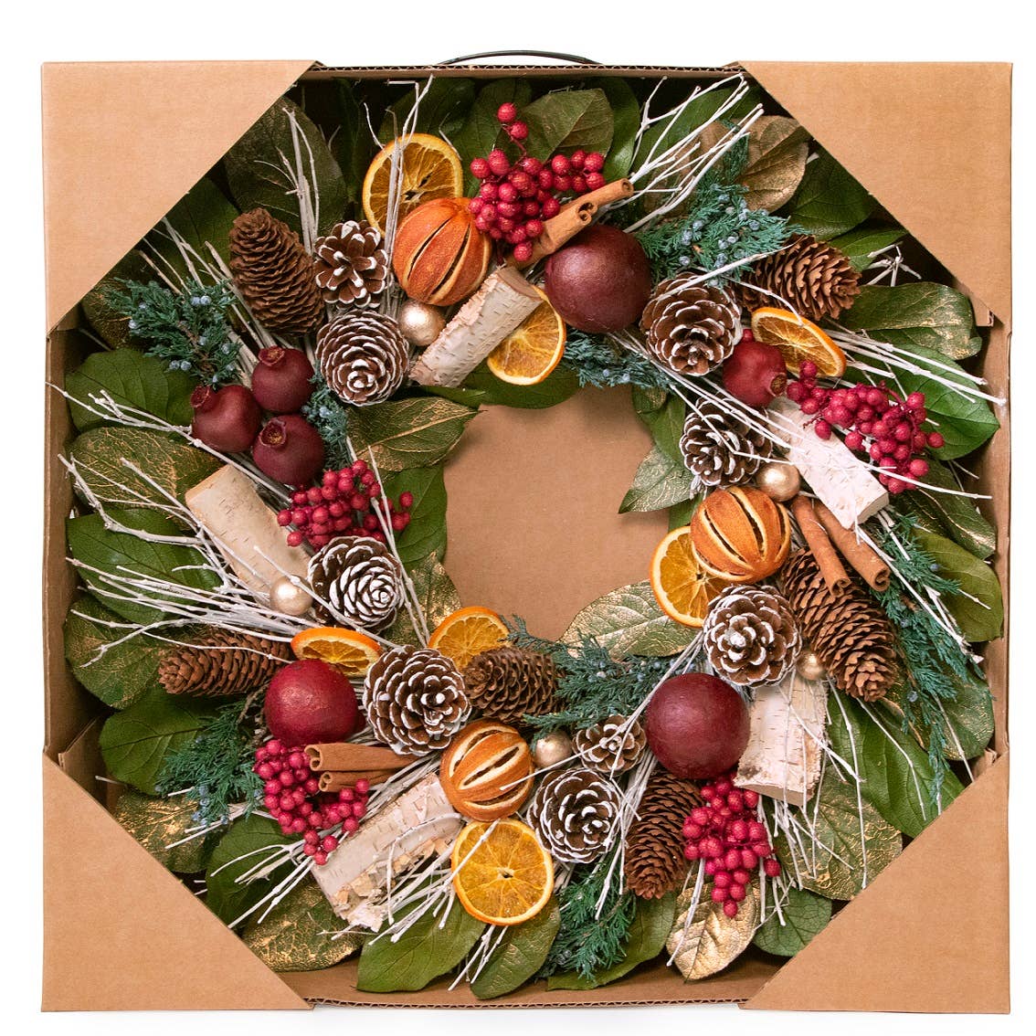 Andaluca - Pomegranate Citrus Wreath