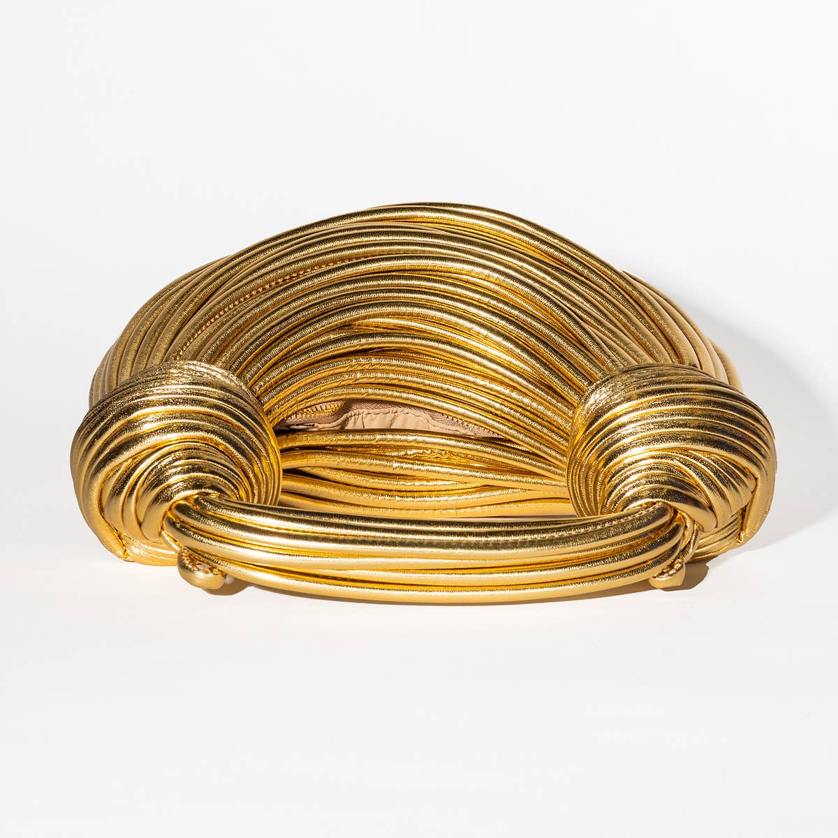 Gypsie Jane - Vegan leather stringy detail handbag: SILVER / ONESIZE