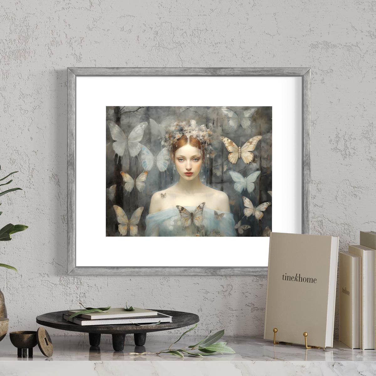 Salty Alyce - Butterfly Queen Gothic Winter Solstice Print 58RD