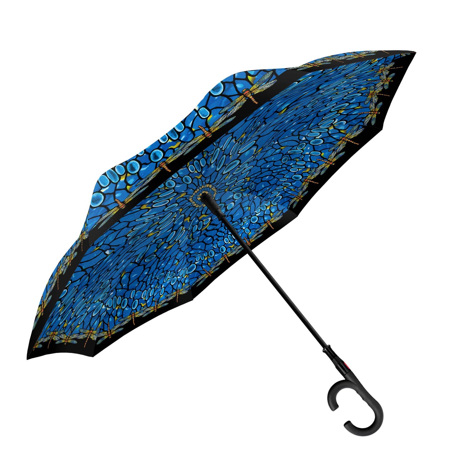 RainCaper - Tiffany Dragonfly Reverse Umbrella