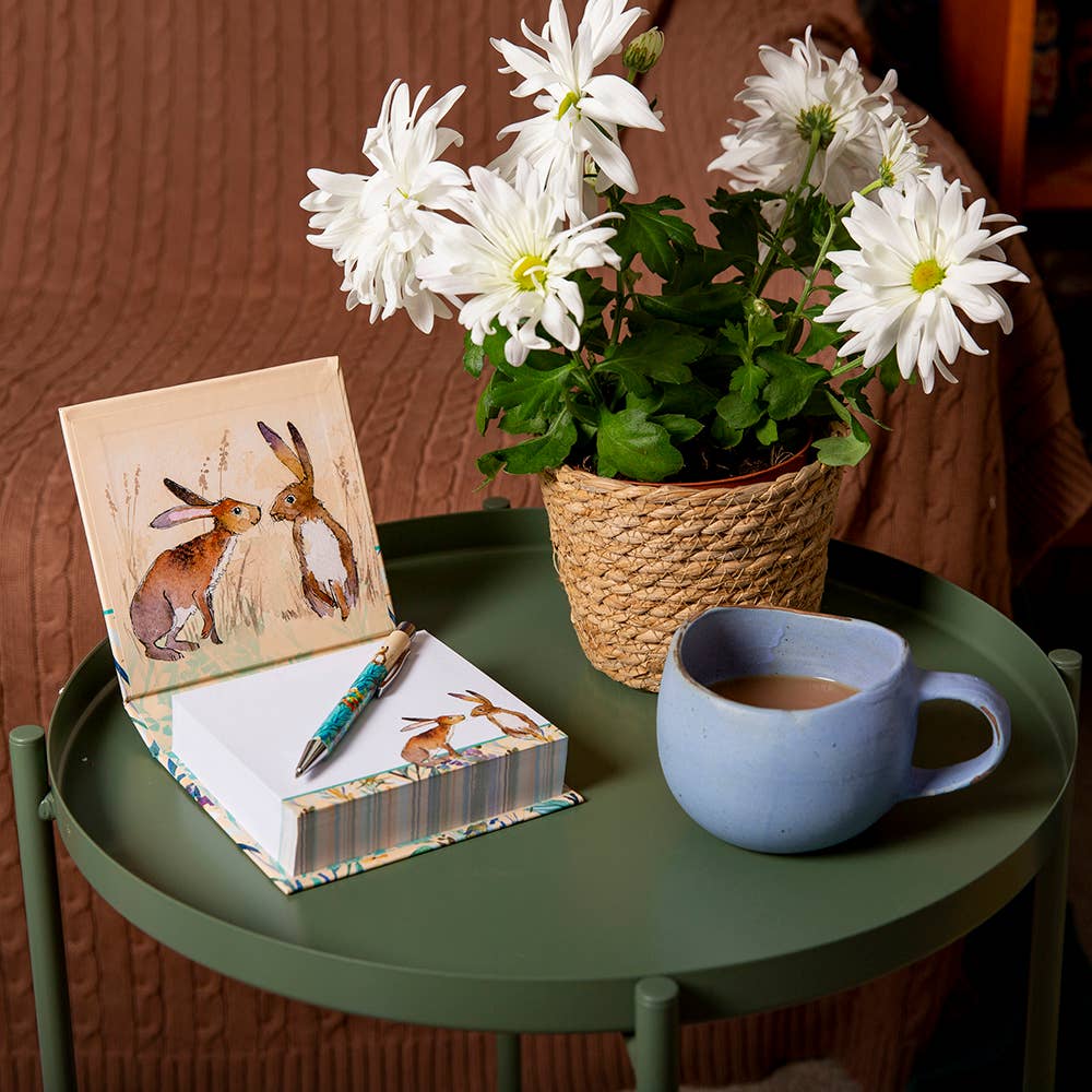 The Gifted Stationery Company - Note Block - Kissing Hares
