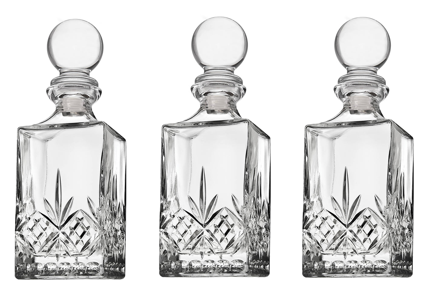 Godinger - Dublin Set 3 Mini Decanter: Non Leaded Crystal
