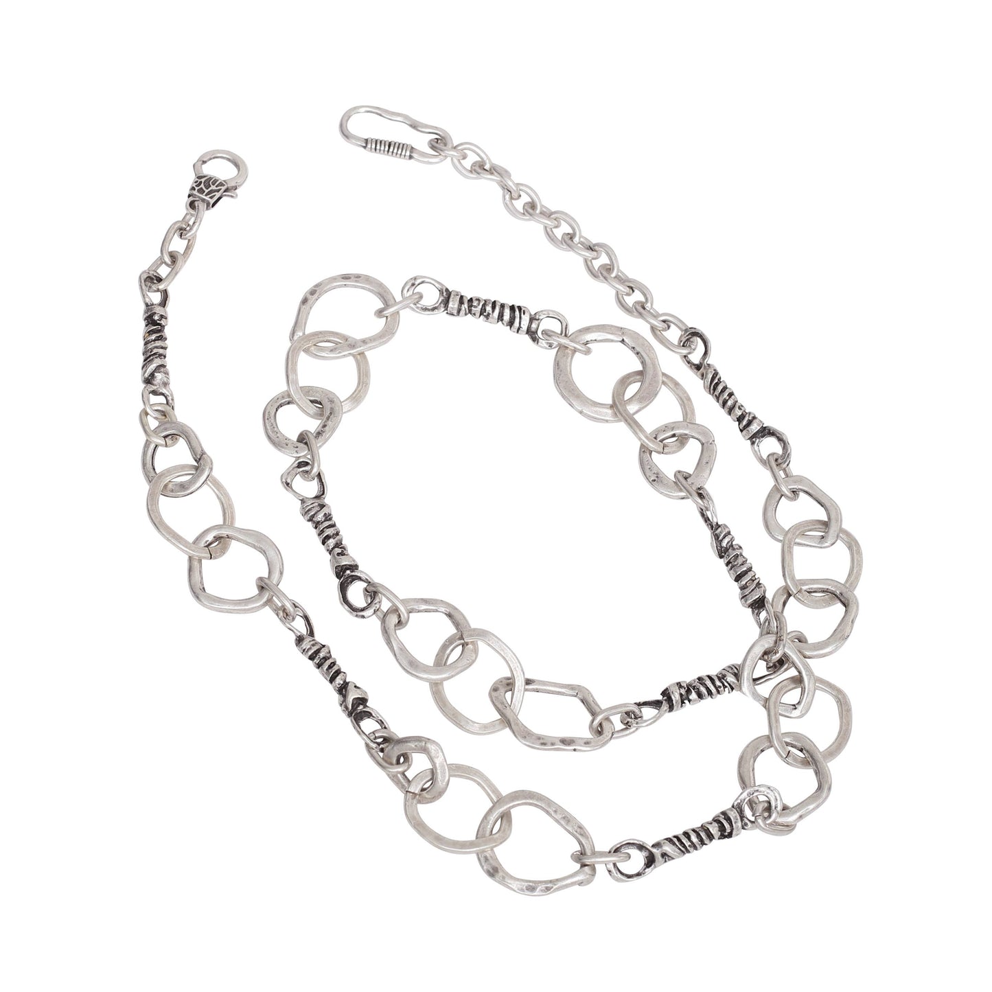 Chanour - Handmade Chain Pewter Necklace - 3993