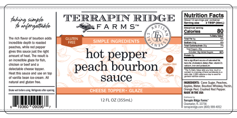 Terrapin Ridge Farms - Hot Pepper Peach Bourbon Sauce