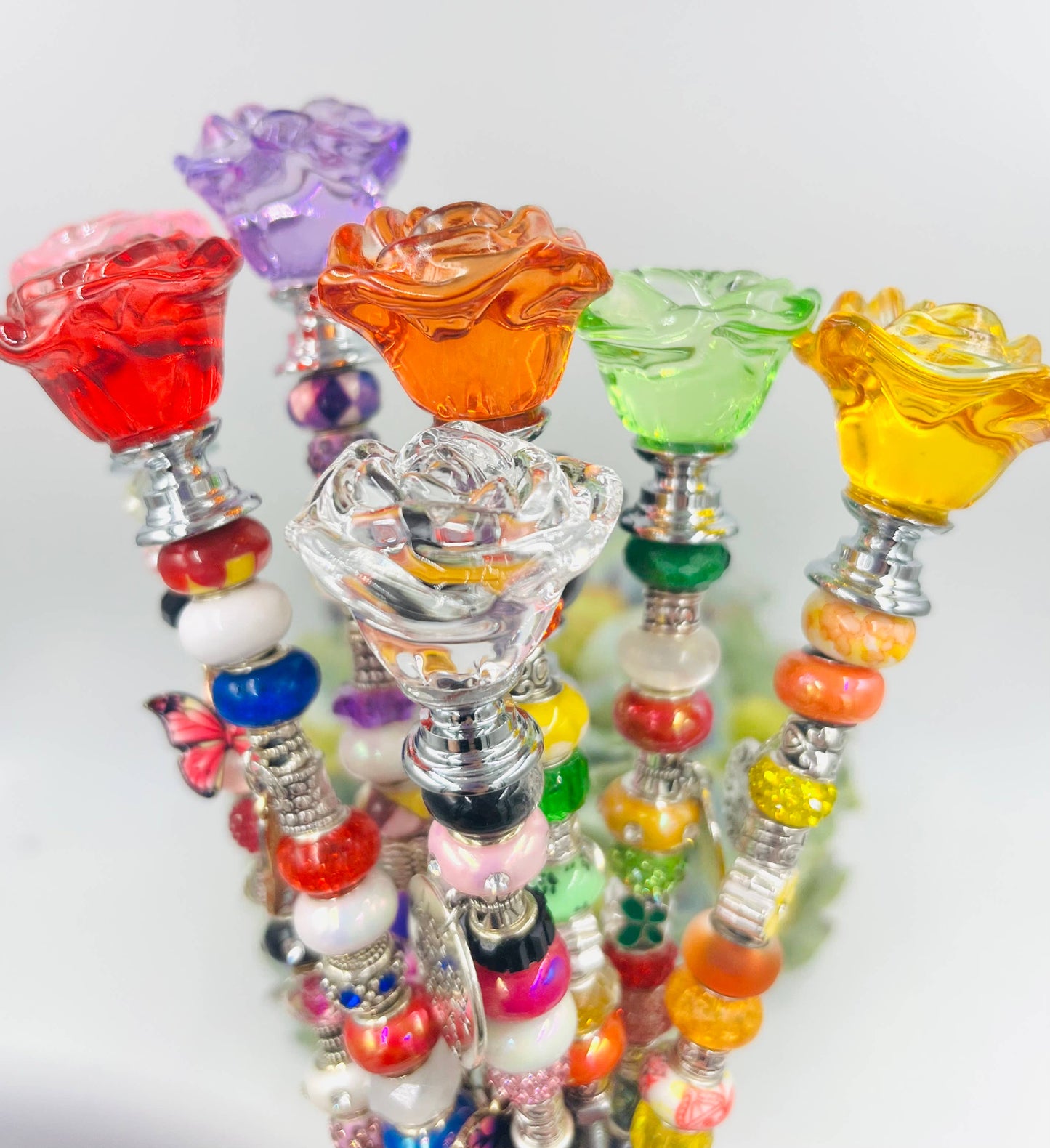 Sea of Bliss Shop - Rose Fairy Garden Stake Bundle