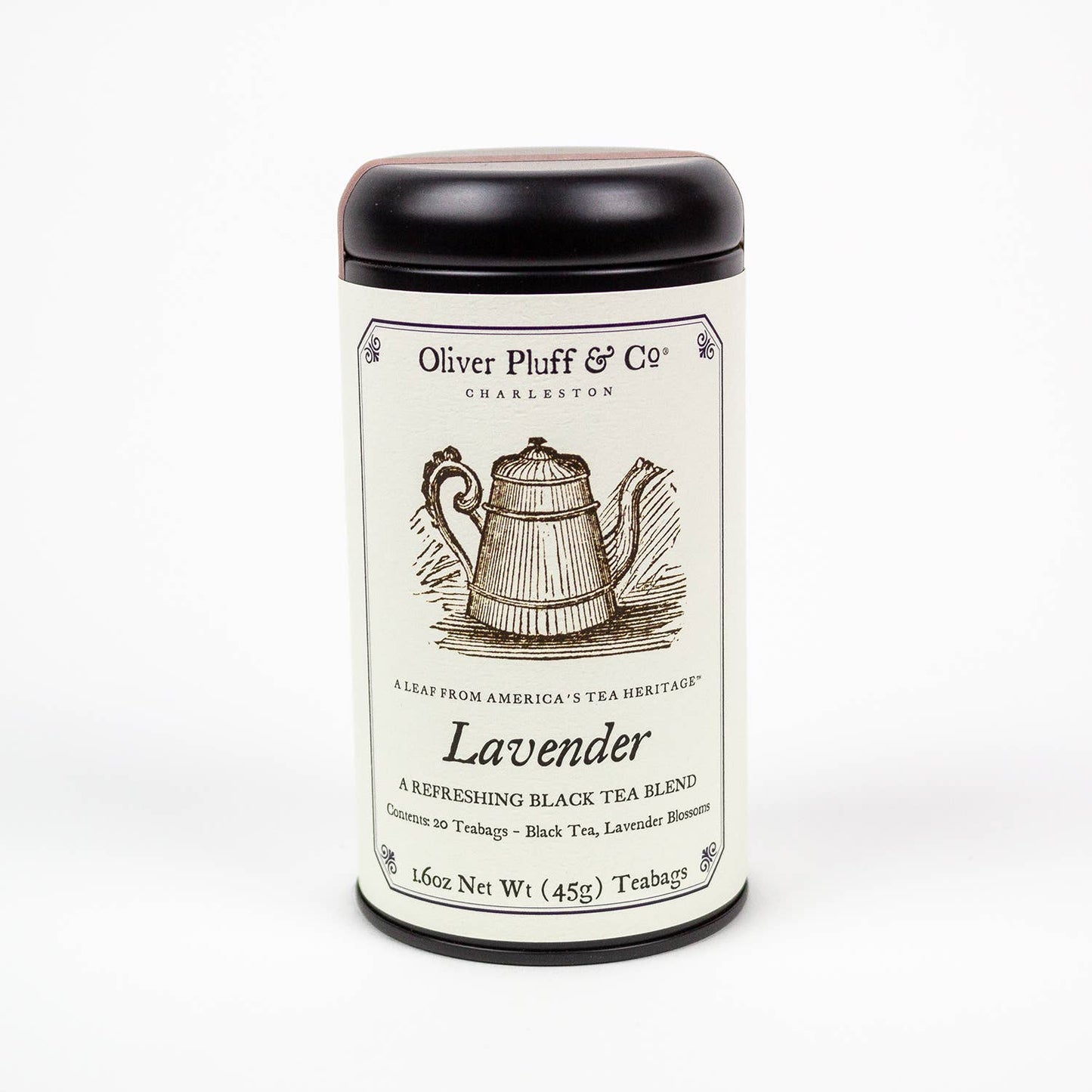 Oliver Pluff & Company - Lavender - 20 Teabags in Signature Tea Tin