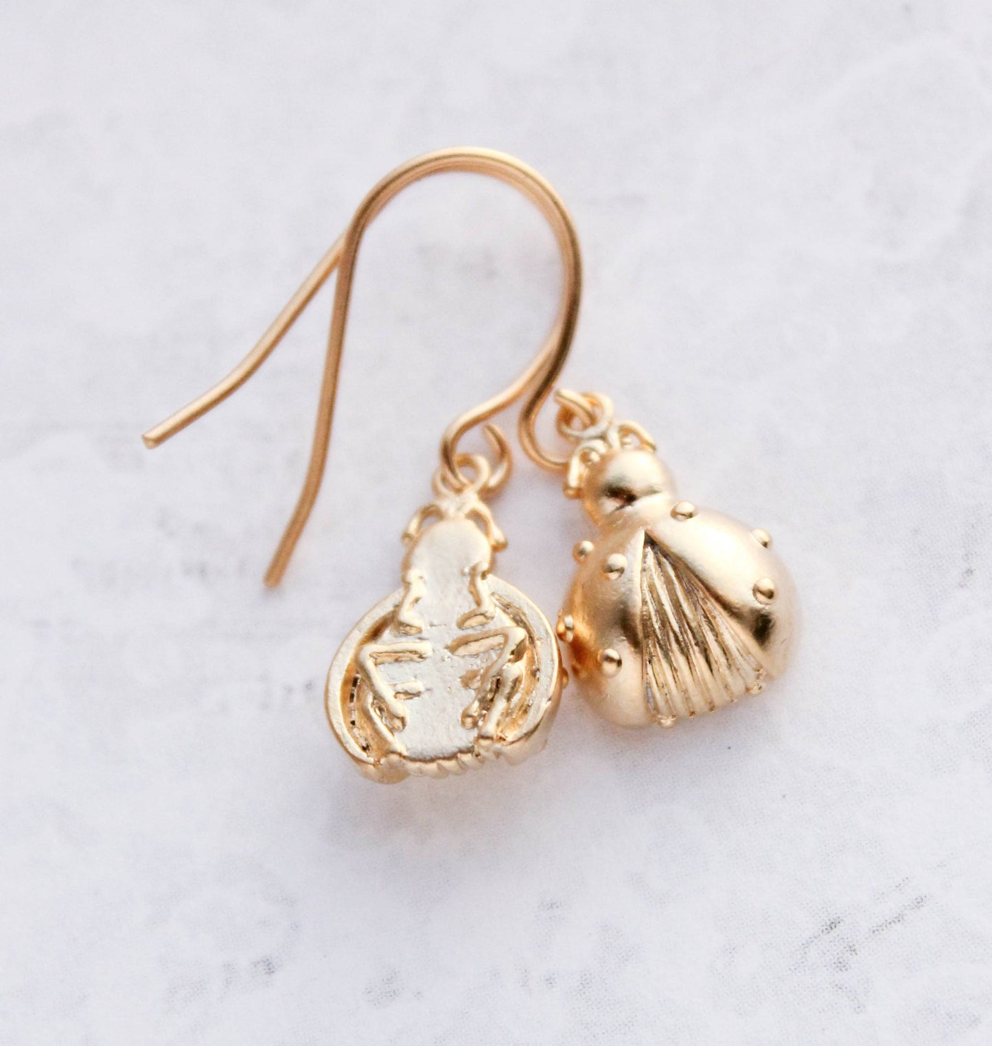 A Pocket of Posies - Small Ladybug Earrings