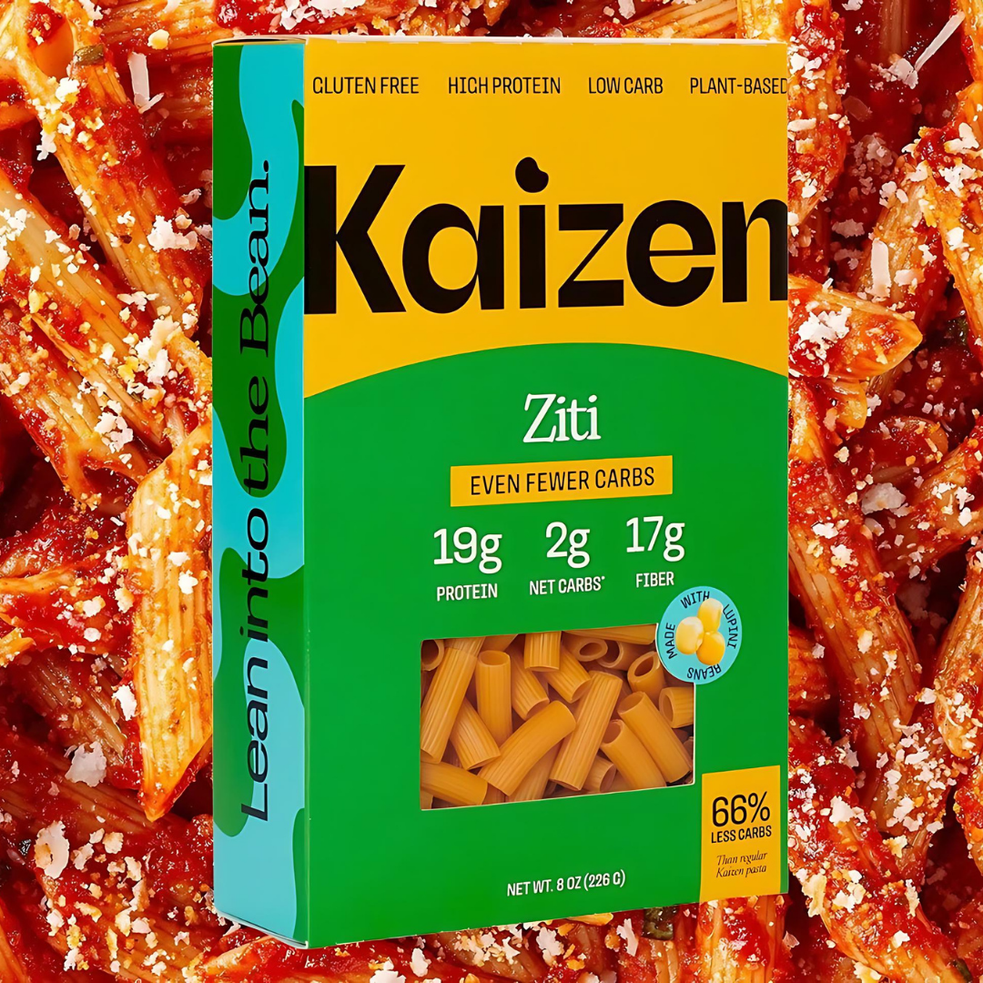 Kaizen Food Company - Ziti 2g Net Carb High Protein Pasta - Fewer Carbs, Keto