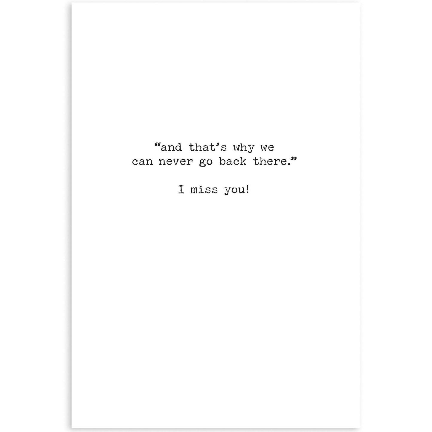 Primitives by Kathy - I Miss You Greeting Card