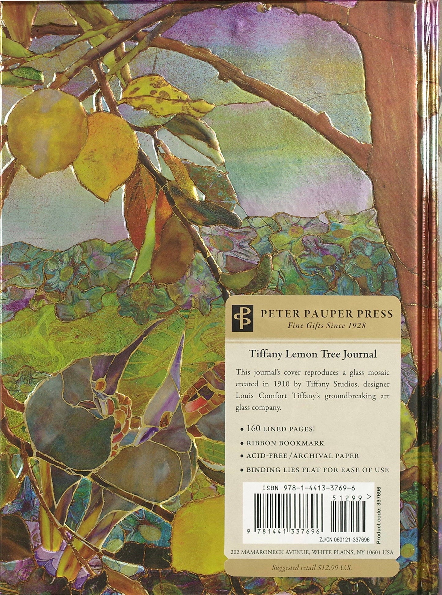 Peter Pauper Press - Tiffany Lemon Tree Journal