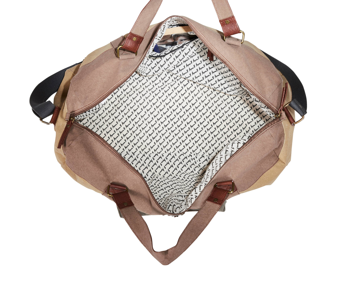 Mona B. - Sebastian Up-Cycled Canvas Women's Weekender Duffle Bag