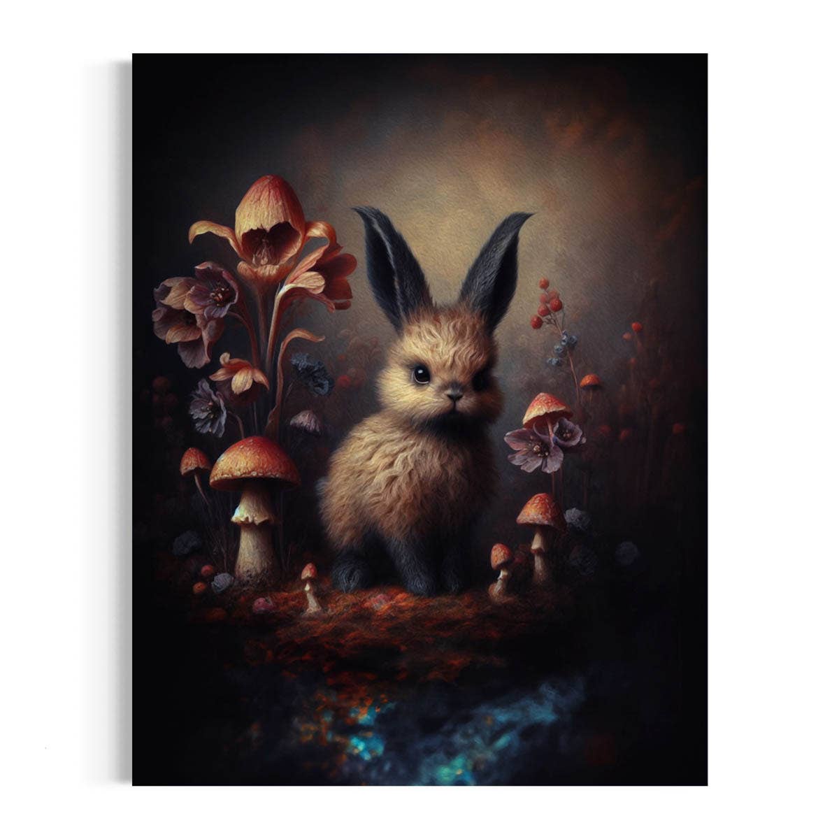Salty Alyce - Rabbit In Mushroom Forest Wall Decor 53AS