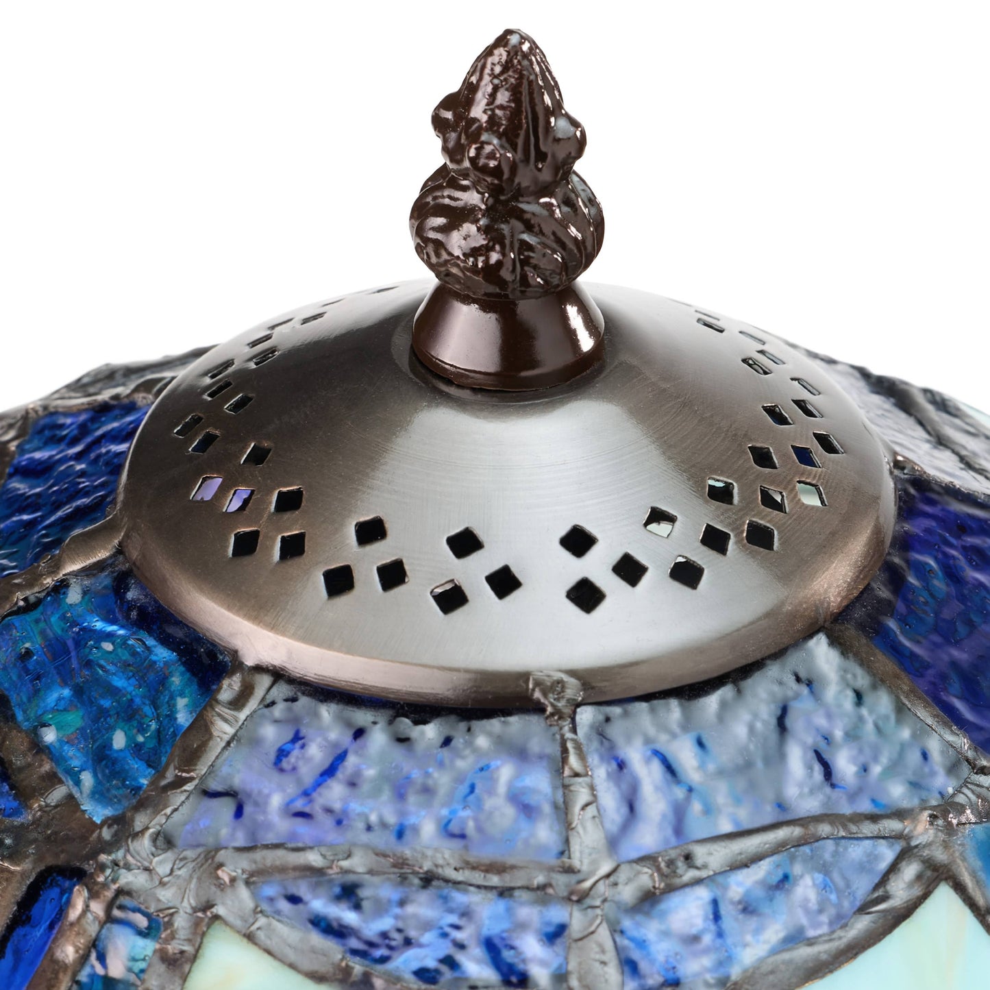 River of Goods - 17"H Halston Candlestick Base Dome Shade Table Lamp