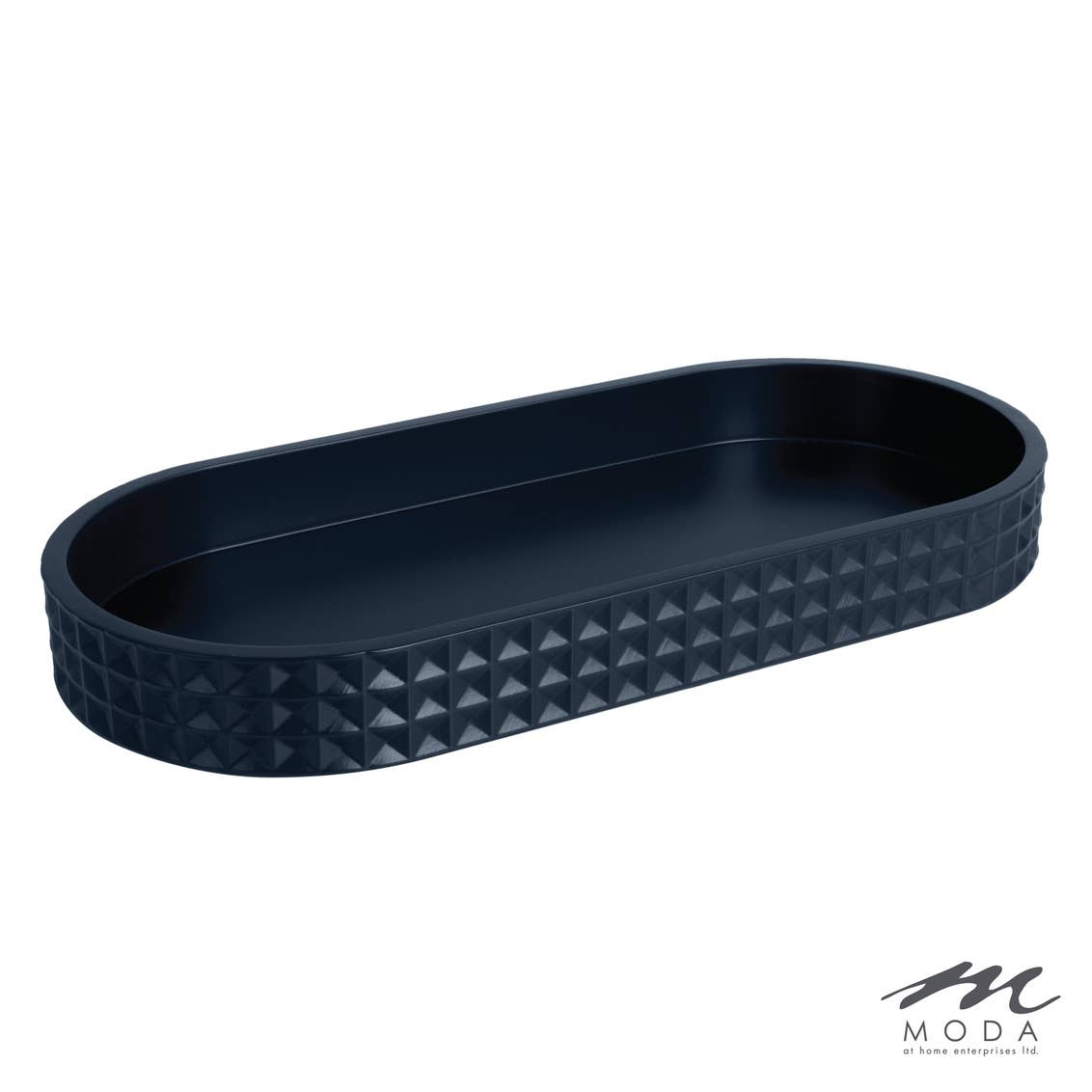 Moda at Home Enterprises, Ltd - Braemar Tray Resin : Navy Blue