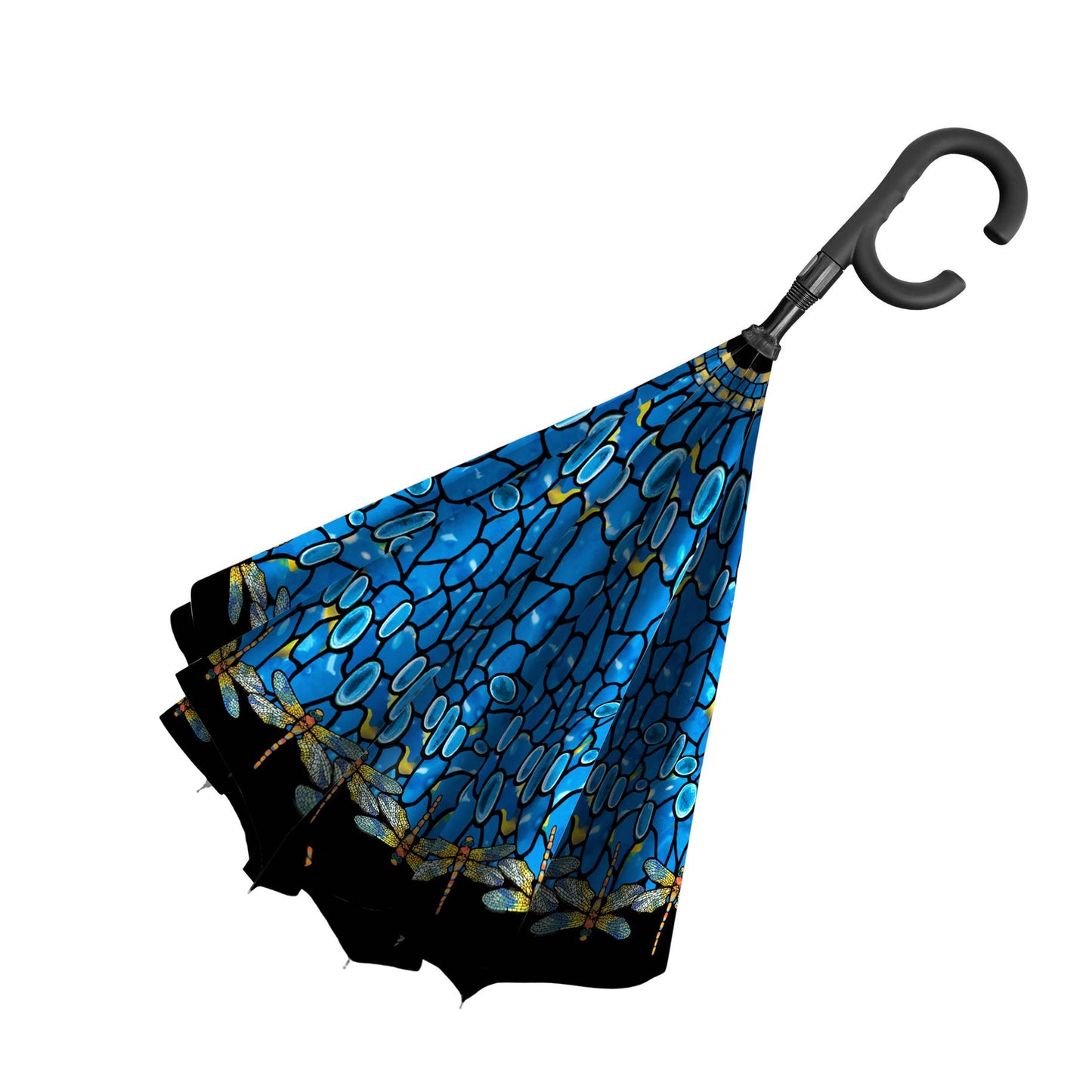 RainCaper - Tiffany Dragonfly Reverse Umbrella