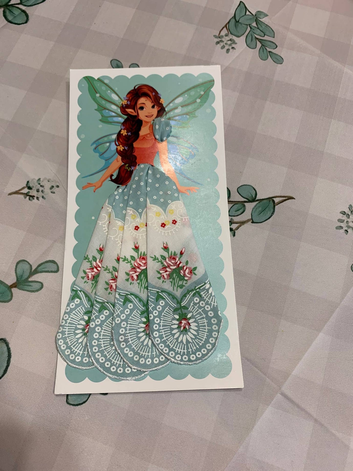 MOMENTS IN THYME - Keepsake Hankie Fairy Cards: Fairy 6