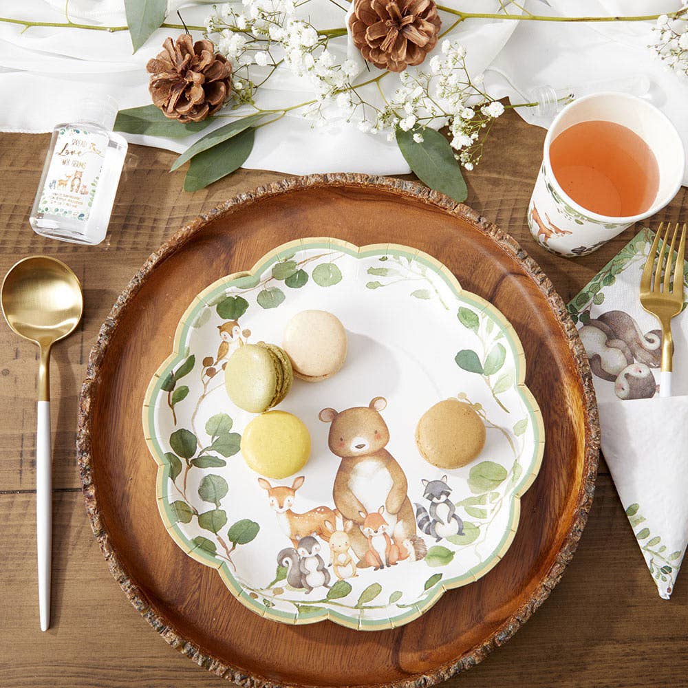 Kate Aspen - Woodland Baby 9 in. Premium Paper Plates (Set of 16)