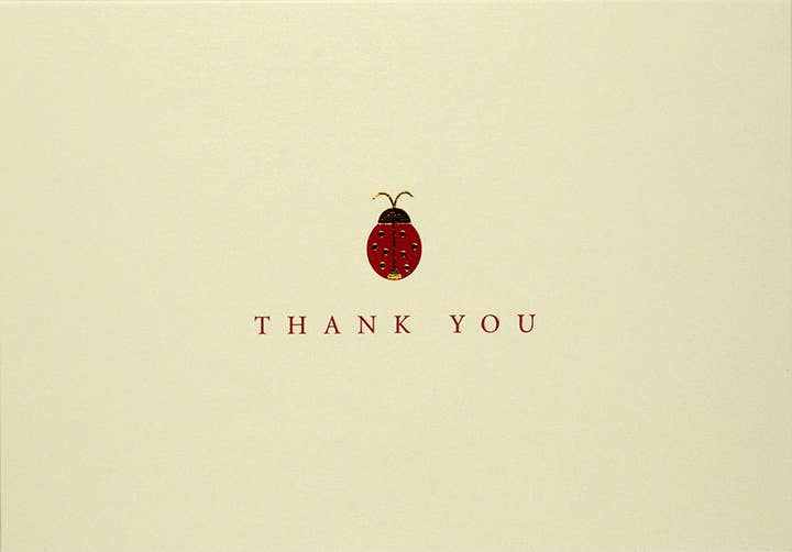 Peter Pauper Press - Ladybug Thank You Notes