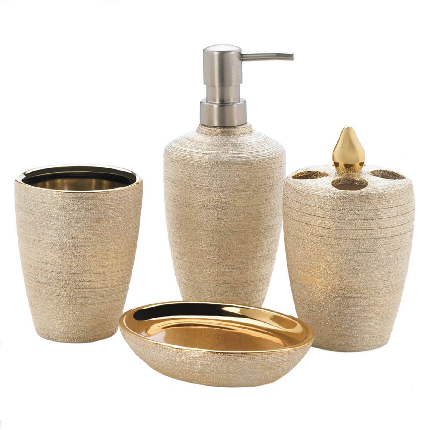 Zingz Home - Golden Shimmer Bath Accessories