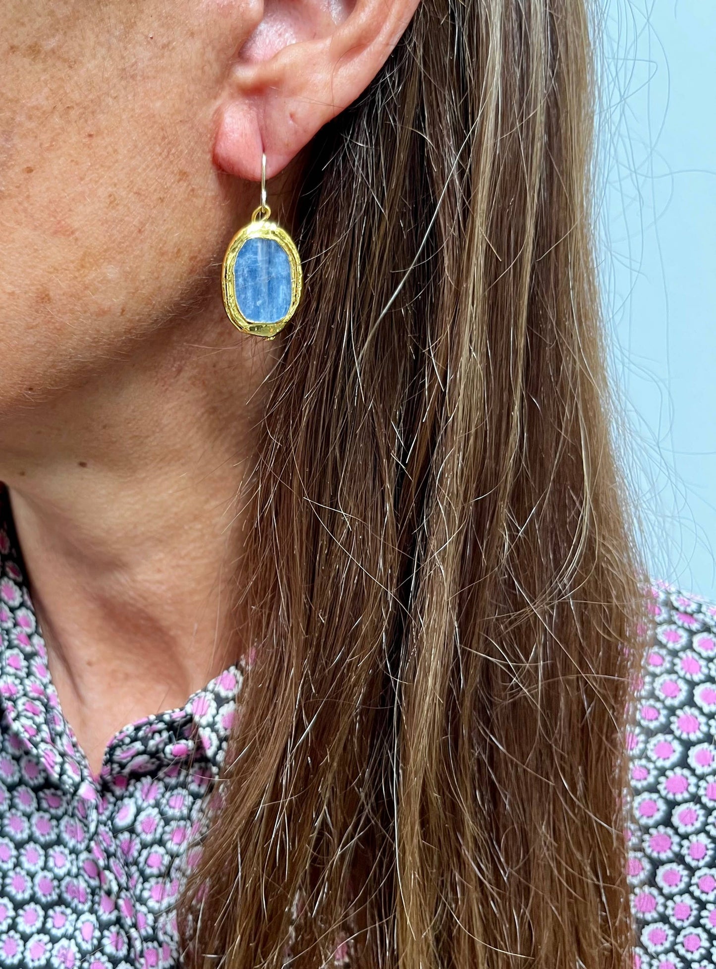 KARINE SULTAN - Kyanite dangle earrings